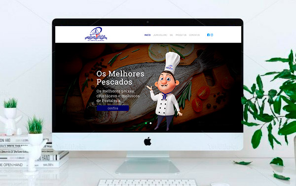 Site para peixaria