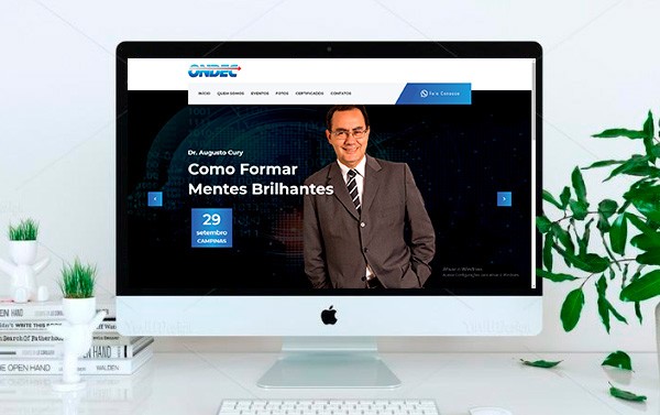 Criar site para empresa de treinamentos